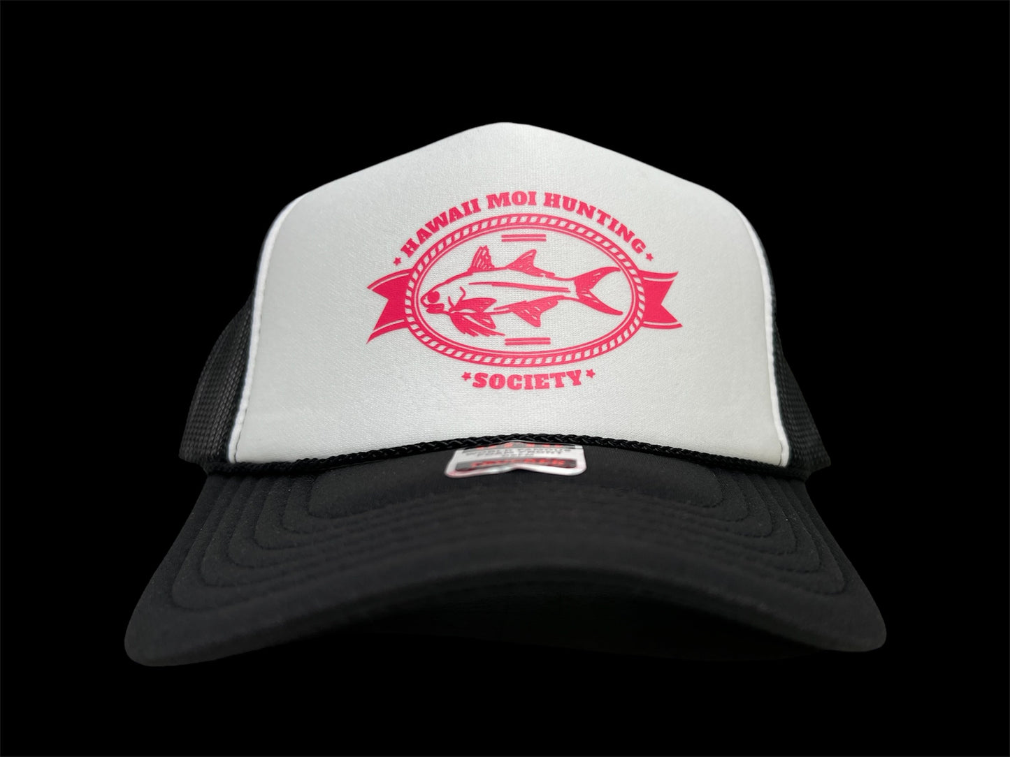 Hawaii Moi Hunting Society Trucker Hats.