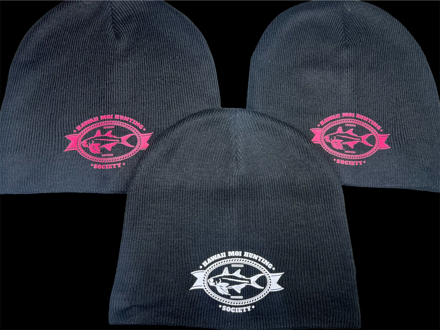 Hawaii Moi Hunting Society Beanies