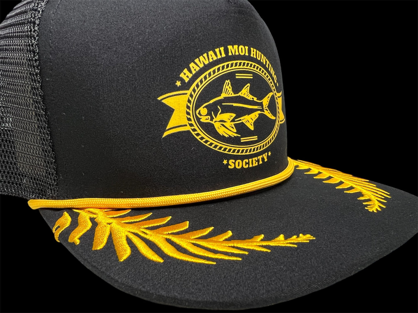 Hawaii Moi Hunting Society Trucker Hats.