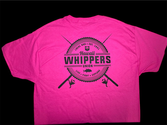 Hawaii Whippers Union Hot Pink Cotton T.